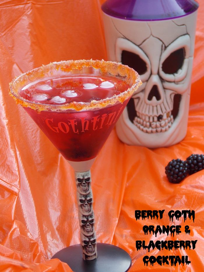 Berry Goth Orange And Blackberry Cocktail