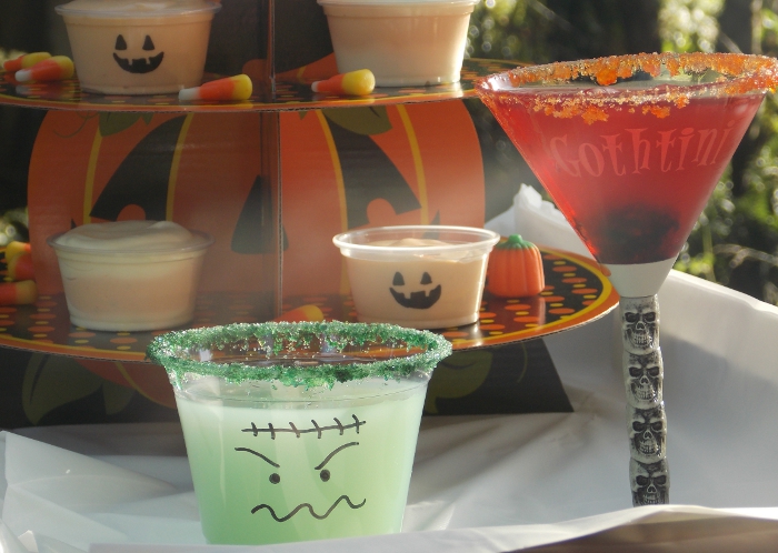 Halloween Cocktails Closeup