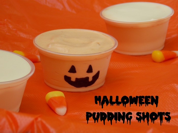 Halloween Pudding Shots